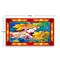 Radha Krishna Backdrop Indian Traditional Cloth 5x8 Feet Backdrop Pooja Wall Decor Indian Wall Art Photo Decor Banner Indian Janmashtami Decor Decorative Pooja Cloth